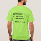 T-shirt Conscience de maladie de Hirschsprung (Dos)