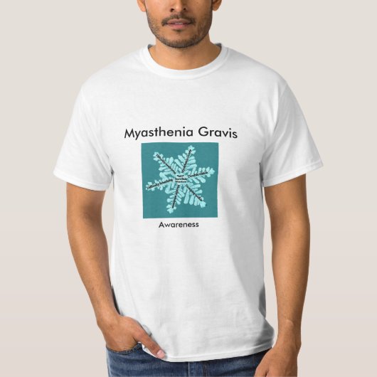 T-shirt Conscience de myasthénie gravis (Devant)