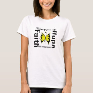 T-shirt Conscience de prévention de suicide d'espoir de