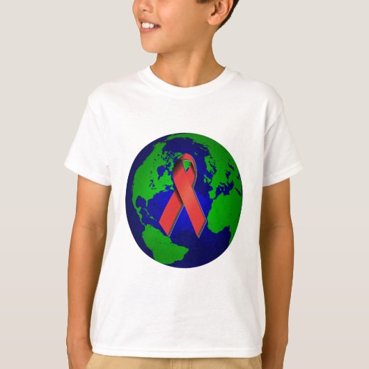 T-shirt Conscience de SIDA pour tous (Devant)