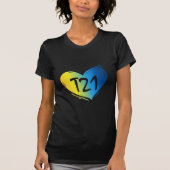 T-shirt Conscience de T21 syndrome de Down (Devant)