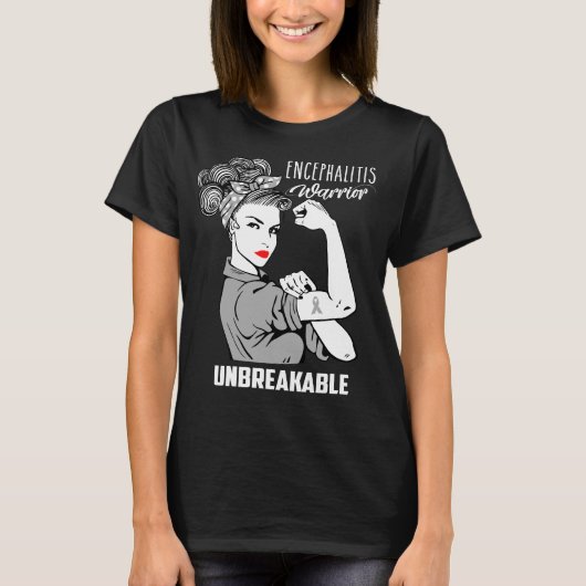 T-shirt Conscience d'encéphalite (Devant)