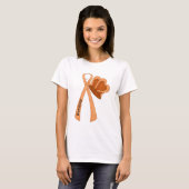 T-shirt Conscience d'orange de survivant (Devant entier)