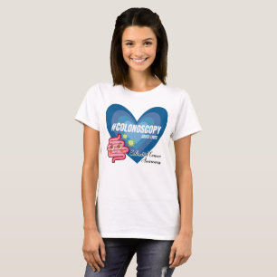 T-shirt Conscience du cancer du côlon La colonioscopie sau