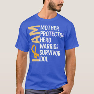 T-shirt Conscience du cancer du rein Je suis mère héros gu
