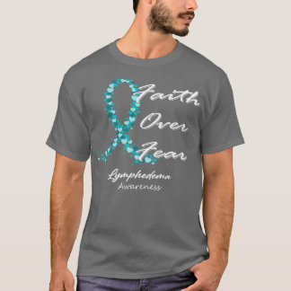 T-shirt Conscience du lymphoedème La peur dans cette famil