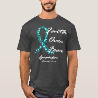 T-shirt Conscience du lymphoedème La peur dans cette famil
