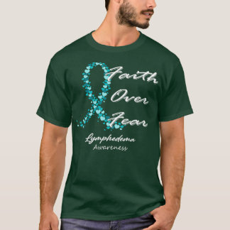 T-shirt Conscience du lymphoedème La peur dans cette famil