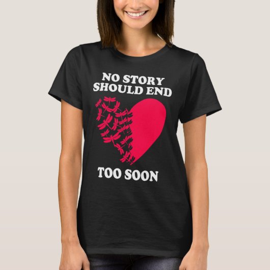 T-shirt Conscience du suicide de la dépression Aucune hist (Devant)