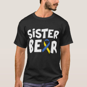 T-shirt Conscience du syndrome de Down Soeur Famille de l'