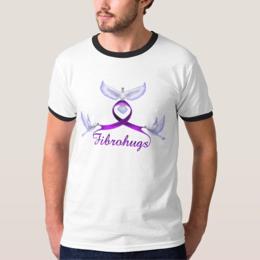 T-shirt Conscience et appui de fibromyalgie (Devant)