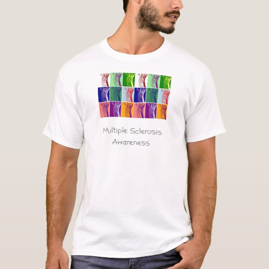 T-shirt Conscience IRM spinal de milliseconde (Devant)