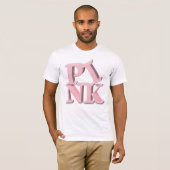 T-shirt Conscience ROSE de cancer du sein (Devant entier)