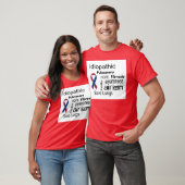 T-shirt Conscience T de fibrose pulmonaire (Unisexe)