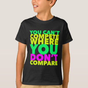 T-shirt Conscient de votre style Vous ne pouvez pas rivali