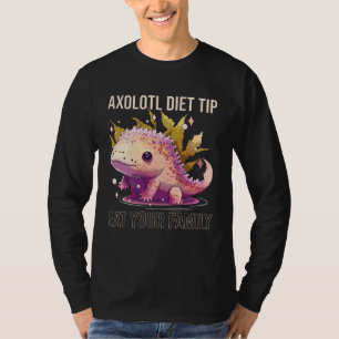 T-shirt Conseil de régime alimentaire d'Axolotl Mangez vot