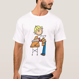 T-shirt Conseil de Sawing de travailleur de la