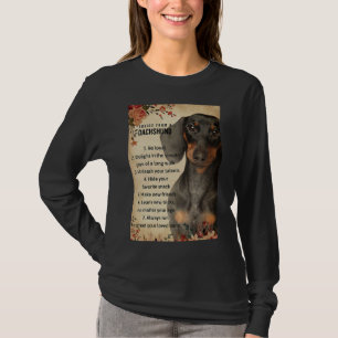 T-shirt Conseil D'Un Dachshund