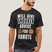 T-shirt Conseil Snooker Pour Donuts Pool Player Billiard S (Devant)