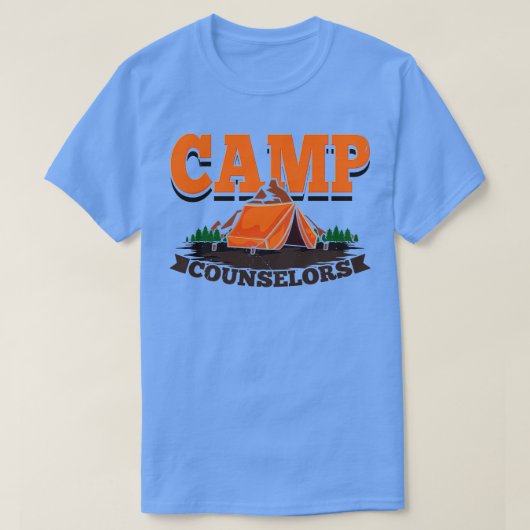 T-shirt Conseiller de camp de camping 2 (Design devant)