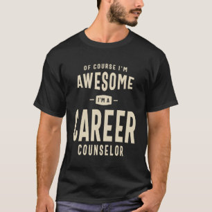 T-shirt Conseiller de carrière Titre de l'emploi Professio