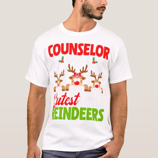 T-shirt Conseiller Du Comte De Noël Des Rennes Les Plus Cu (Devant)