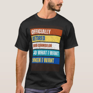 T-shirt Conseiller en médicaments à la retraite Avocat à l