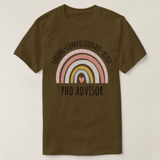 T-shirt Conseiller PHD Pastel Rainbow 1 (Design devant)