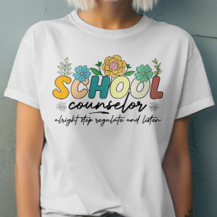 T-shirt Conseiller scolaire Arrêtez de réglementer et d'éc