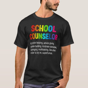 T-shirt Conseiller scolaire Définition Drôle Enseignant Ap