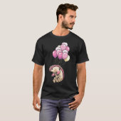 T-shirt Conseils de camping Neverake de moi Funny Flamingo (Devant entier)