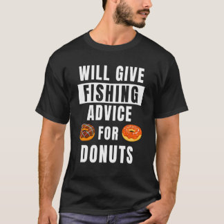 T-shirt Conseils de pêche pour l'engin de pêcheur de beign
