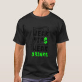 T-shirt Conseils Faibles Boissons Faibles Bartender Barten (Devant)