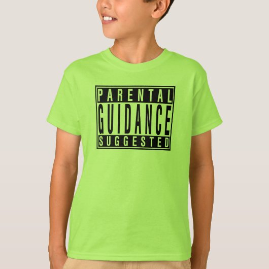 T-shirt Conseils parentaux Suggestions Funny Kids neon gre (Devant)