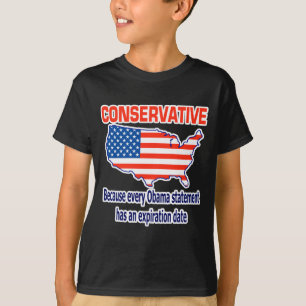T-shirt Conservateur - anti Obama