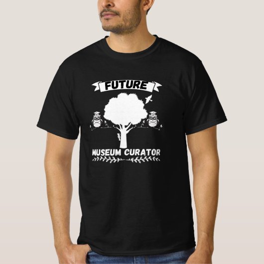 T-shirt Conservateur du futur musée - Profession (Devant)