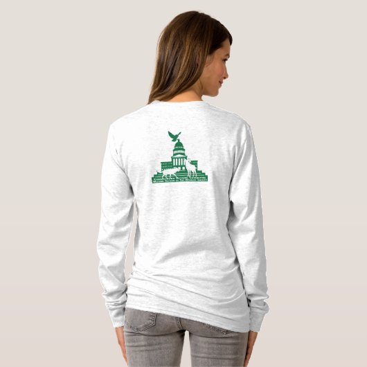 T-shirt Conservation Affairs Committee Logo Long Sleeve (Dos entier)
