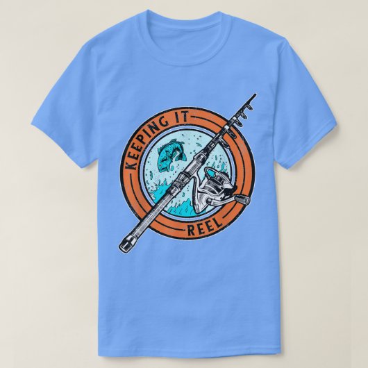 T-shirt Conservation de la bobine Pêche2185 (Design devant)