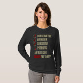 T-shirt Conservative Bruneian Christian Patriotic (Devant entier)