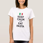T-shirt Conserver Calme Manger Pâtes (Devant)