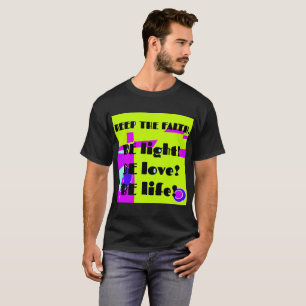 T-shirt Conserver La Foi - Lime Green Magenta
