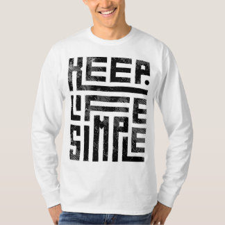 T-shirt Conserver la vie simple - Mini long manches