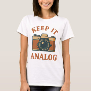 T-shirt Conserver l'analogique