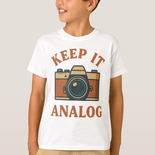 T-shirt Conserver l'analogique (Devant)
