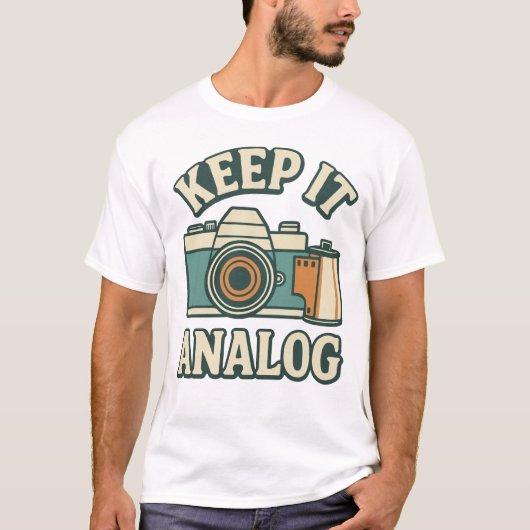 T-shirt Conserver l'analogique (Devant)