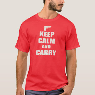 T-shirt Conserver le calme et le transport