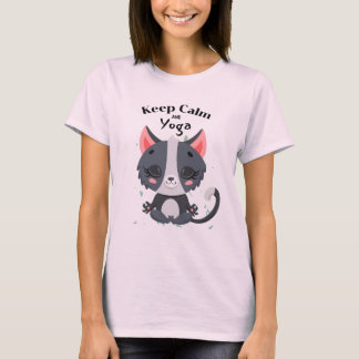T-shirt Conserver le calme et le yoga CAT 2