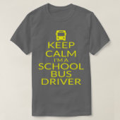 T-shirt Conserver Le Calme Ix27m A Conducteur De Bus Scola (Design devant)