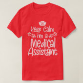 T-shirt Conserver Le Calme Ix27m Un Assistant Médicale 1 (Design devant)
