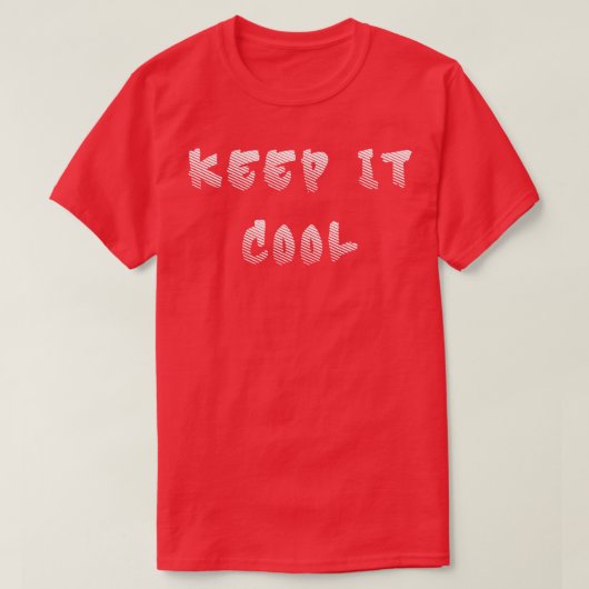 T-shirt Conserver le cool 1 (Design devant)